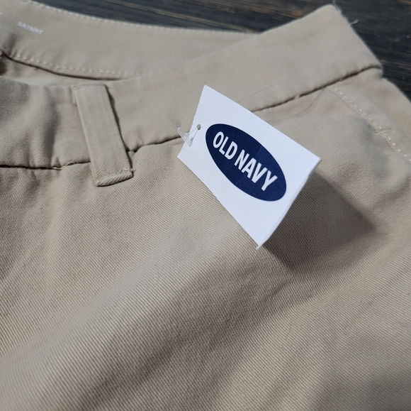 2 - Pair Old Navy Kahki Pants -Size 4 - Picture 2 of 5